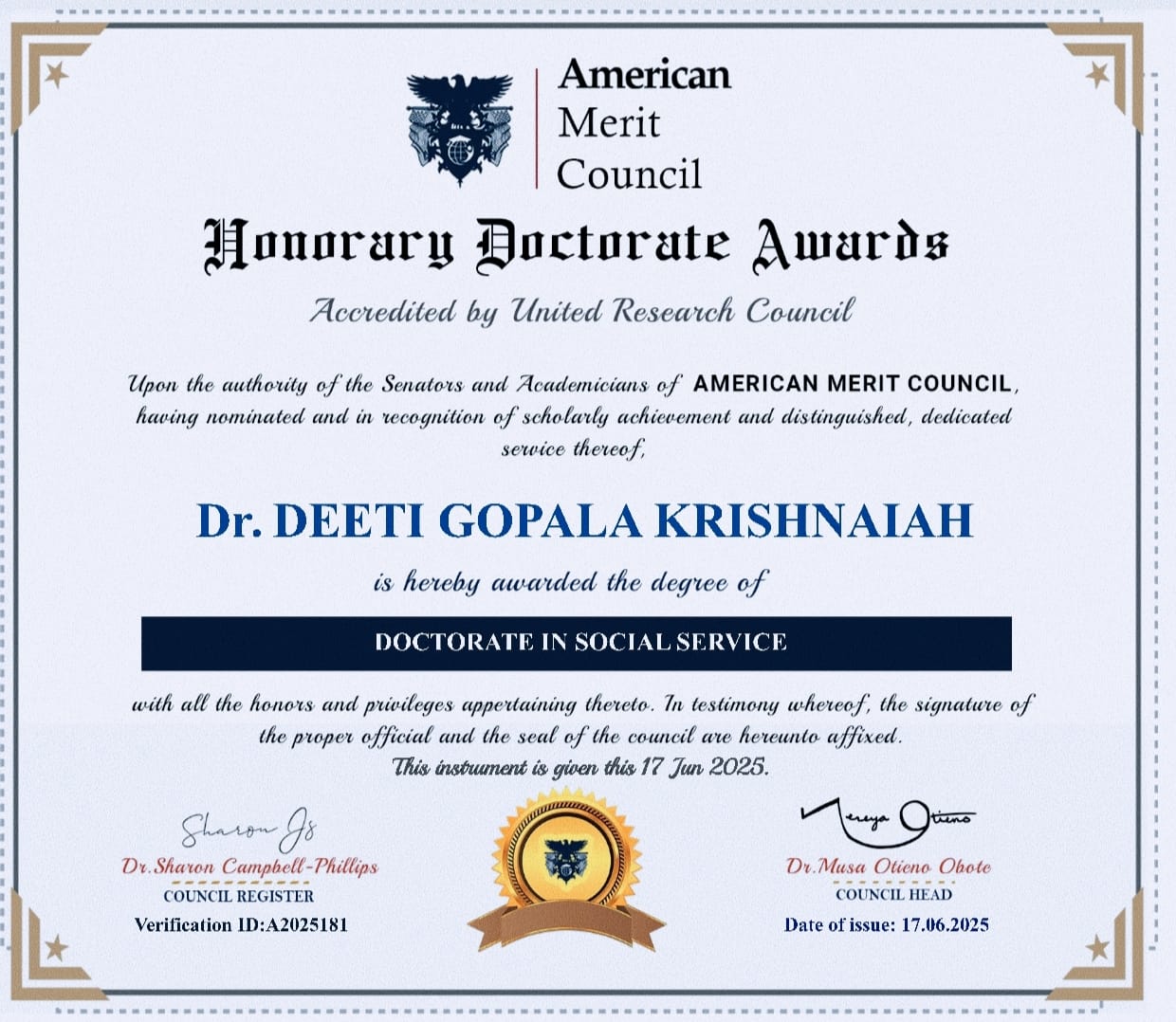 Certificate 9